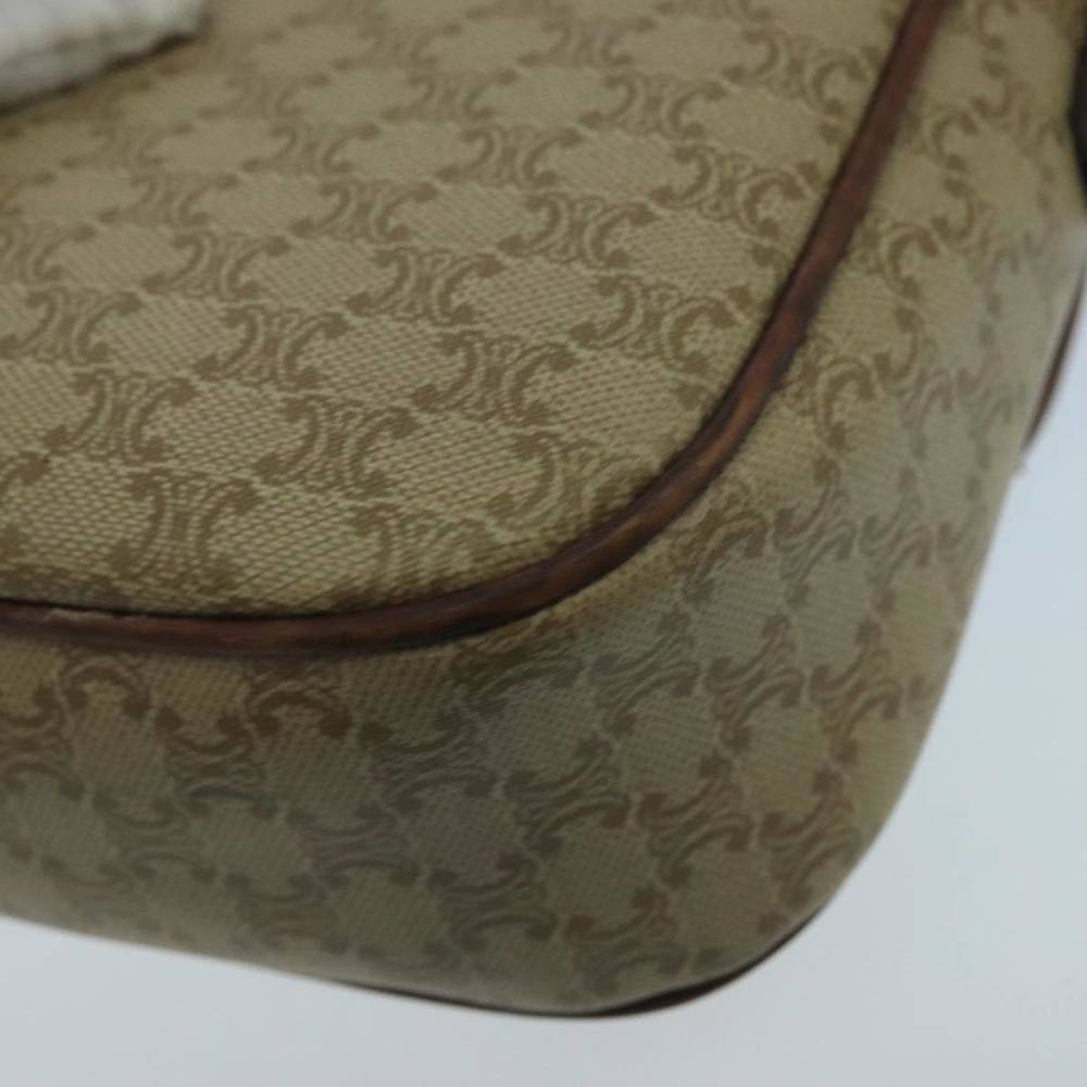 CELINE Macadam Canvas Shoulder Bag Beige Auth 104069 - Picture 15 of 16
